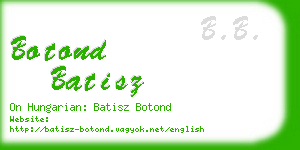 botond batisz business card